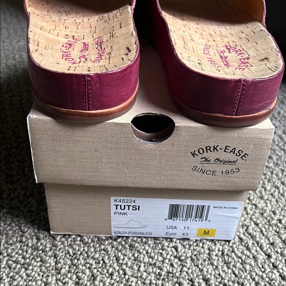 Women's Kork - Ease Tutsi Fuchsia Pink Slide Sandals. Size 11 - Picture 6 of 6